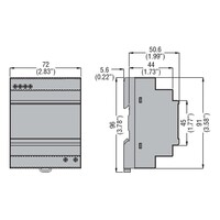 PSL1M06024 Lovato Electric PSL1M Power Supply 2.5A 60W 100-240VAC Input Voltage 24VDC Output Voltage