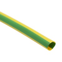 PVC20GN-YW 2mm Green/Yellow PVC Sleeving 100m Coil