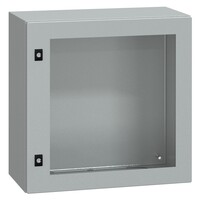 NSYCRN66300T Schneider Spacial CRN Mild Steel 600H x 600W x 300mmD Wall Mounting Enclosure IP66 Glazed Door