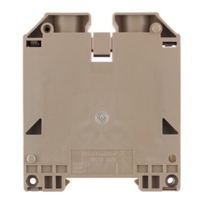 9512190000 Weidmuller W Series 70mm Beige DIN Rail Terminal for TS35 Rail Single Feed Through WDU70N