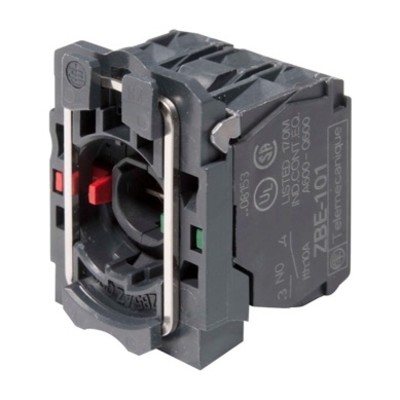 ZB5AW065 Schneider Harmony XB5 Lamp Block &amp; 1 x NO/NC Contacts for BA9s Lamps up to 250V Direct Supply Bulb Not Included