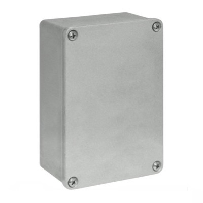 G150.54 RP Gain Aluminium 152 x 102 x 61mmD Enclosure IP65 Sandblasted Finish