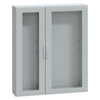 NSYPLA15123TG Schneider Thalassa PLA GRP 1500H x 1250W x 320mmD Floor Standing Enclosure IP65 Glazed Doors