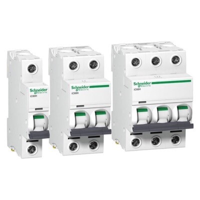 Schneider Acti9 iC60H Miniature Circuit Breakers