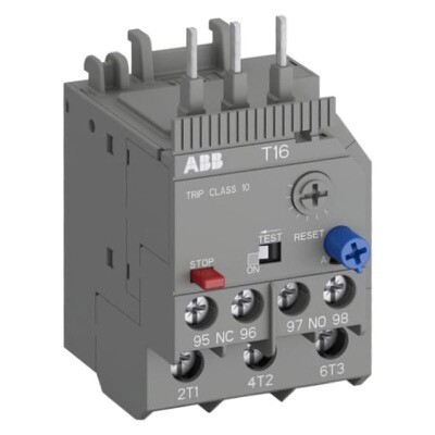 1SAZ711201R1005 ABB T16 0.10 - 0.13A Thermal Overload Relay for AS09 - AS16 Mini Contactors