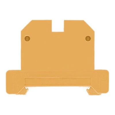 0661260000 Weidmuller SAK Series 6mm Earth DIN Rail Terminal for TS35 Rail Single Feed Through Green/Yellow EK 6/35