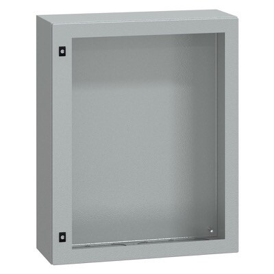 NSYCRN108300T Schneider Spacial CRN Mild Steel 1000H x 800W x 300mmD Wall Mounting Enclosure IP66 Glazed Door