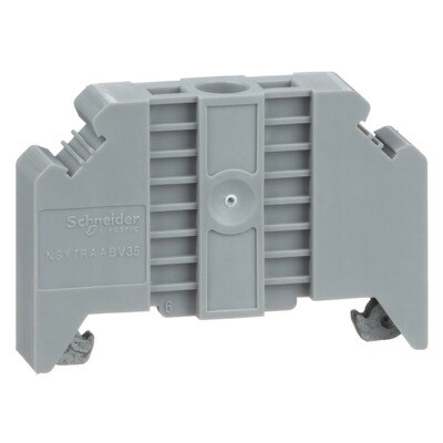 NSYTRAABV35 Schneider Linergy TR Screw-on End Bracket for 35mm DIN Rail 9.5mm Width Markable