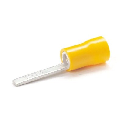 YB18 Partex YB Yellow Blade Terminal 18mm Blade for 4 - 6mm2 Cable