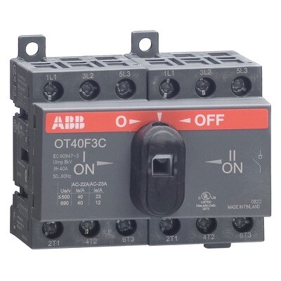 OT40F3C ABB OT 40A Manual Change-over Switch