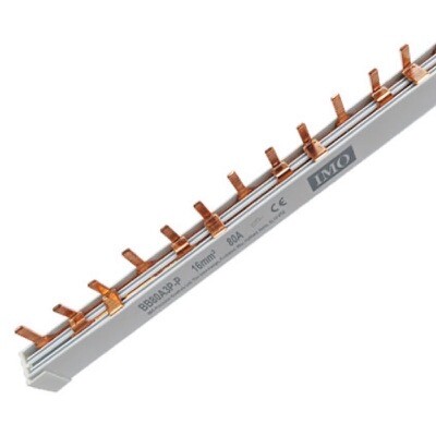 BB80A3P-P IMO Busbar 80A 3 Pole Pin Type