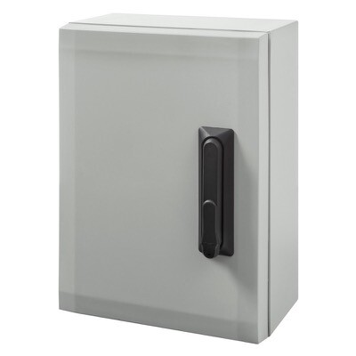 Fibox ARCA IEC Swing-handle Locking Grey Door