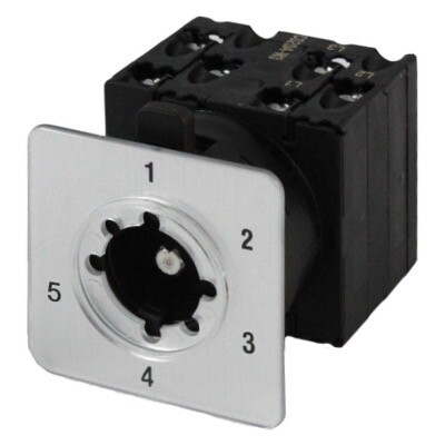 CS20A-ST51 IMO CSxxA Cam Switch 1 Pole 5 Position 20A Step Switch with Legend Plate without Handle