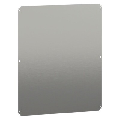 NSYMM108 Schneider PanelSeT NSYMM Internal Mounting Plate Galvanised Steel Dimensions 950H x 750W x 2.5mmD 