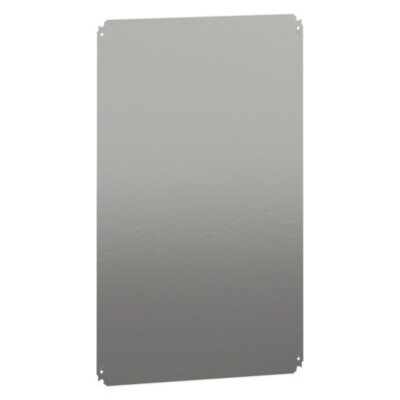 NSYMM106 Schneider PanelSeT NSYMM Internal Mounting Plate Galvanised Steel Dimensions 950H x 550W x 2.5mmD 