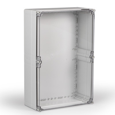 OABP406018T Ensto Cubo O ABS 400 x 600 x 187mmD Enclosure Clear Lid IP66/67