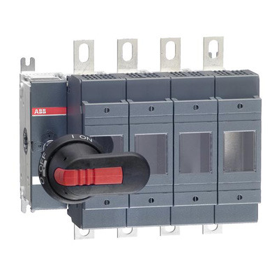 OS200B04N2P ABB OS 200A 4 Pole Switch Fuse for Base Mounting Switch Mechanism on Left Hand Side