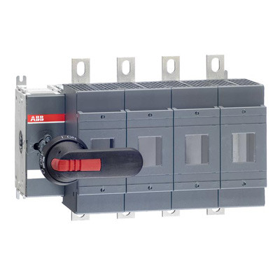 OS315B04N2P ABB OS 315A 4 Pole Switch Fuse for Base Mounting Switch Mechanism on Left Hand Side