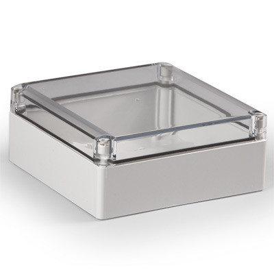 SABP181808T Ensto Cubo S ABS 175 x 175 x 75mmD Enclosure Clear Lid IP66/67