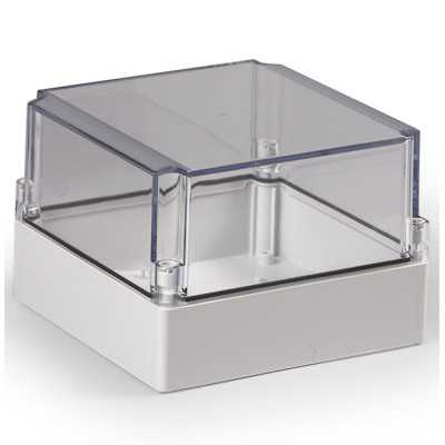 SABP181813T Ensto Cubo S ABS 175 x 175 x 125mmD Enclosure Clear Lid IP66/67