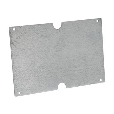 TM 2330 Fibox EURONORD Mounting Plate Galvanised Steel Dimensions 274 x 221 x 1.5mmD