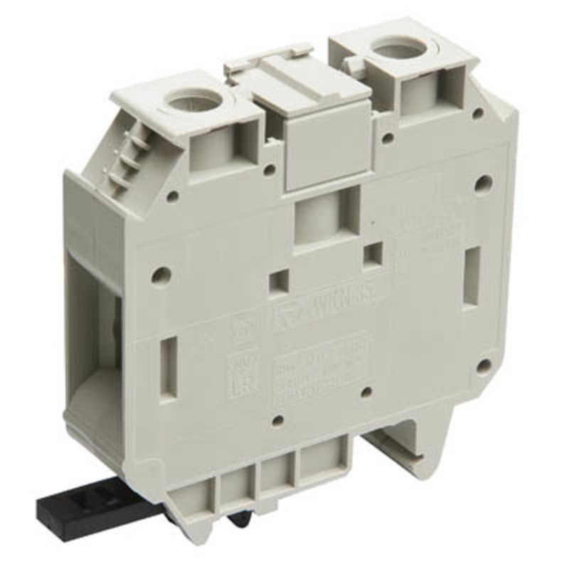 57.535.0155.0 Wieland selos WK 35mm Grey DIN Rail Terminal for TS35 &amp; TS32 Rail Single Feed Through Fully Enclosed WKN35/U/V0