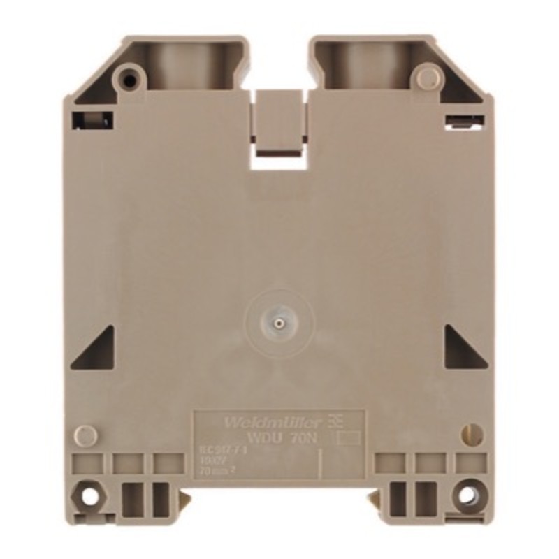 9512190000 Weidmuller W Series 70mm Beige DIN Rail Terminal for TS35 Rail Single Feed Through WDU70N