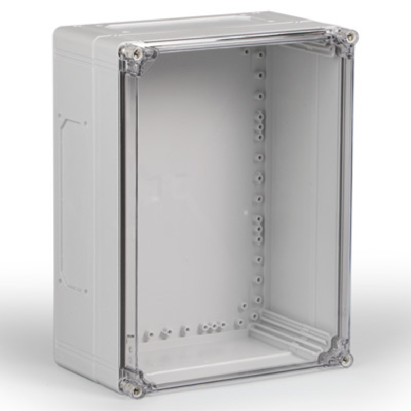 CPCF304018T Ensto Cubo C Polycarbonate 300 x 400 x 187mmD Enclosure Clear Lid IP66/67