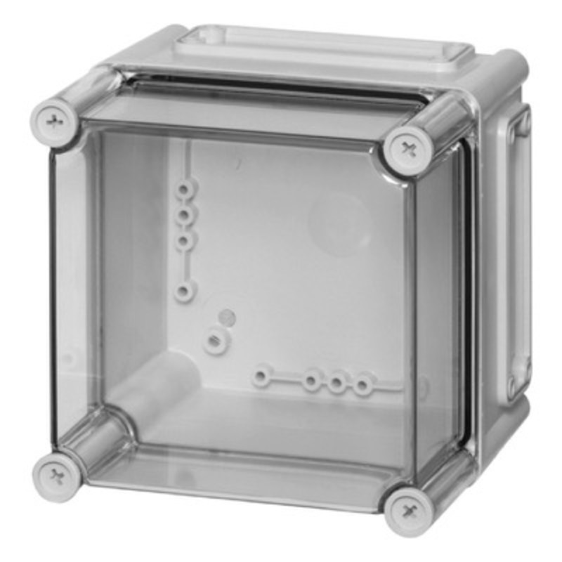 EKHA 180 T Fibox EK Polycarbonate 190 x 190 x 180mmD Enclosure Clear Lid IP66/67