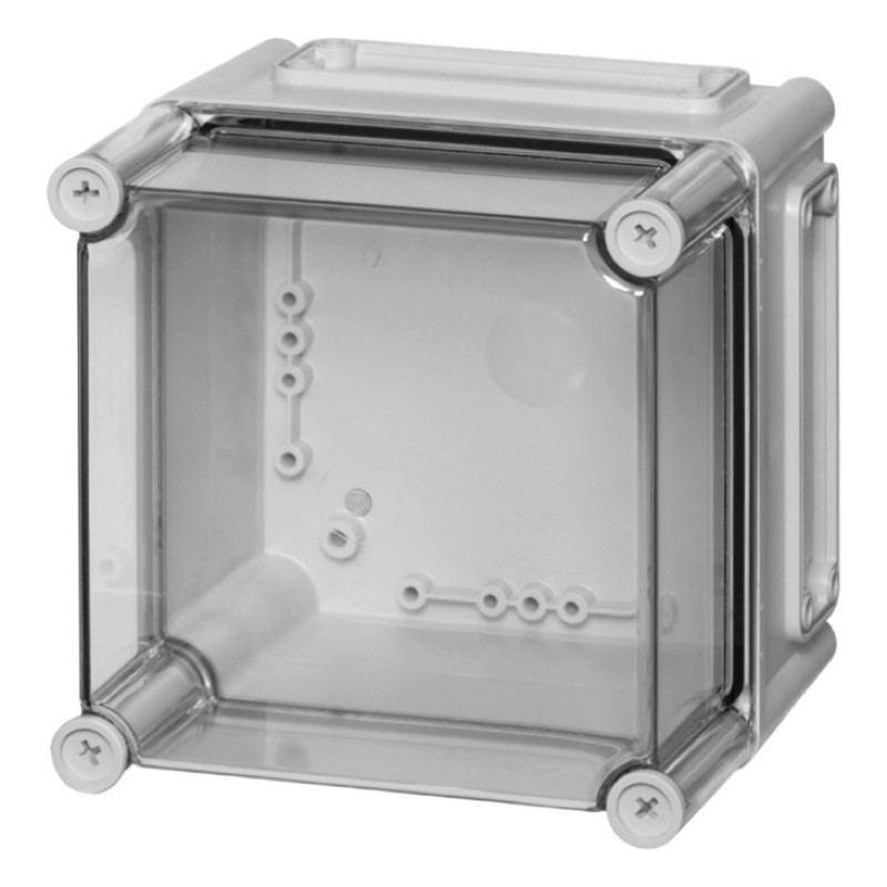 EKHS 180 T Fibox EK Polycarbonate 190 x 190 x 180mmD Enclosure Clear Lid IP66/67