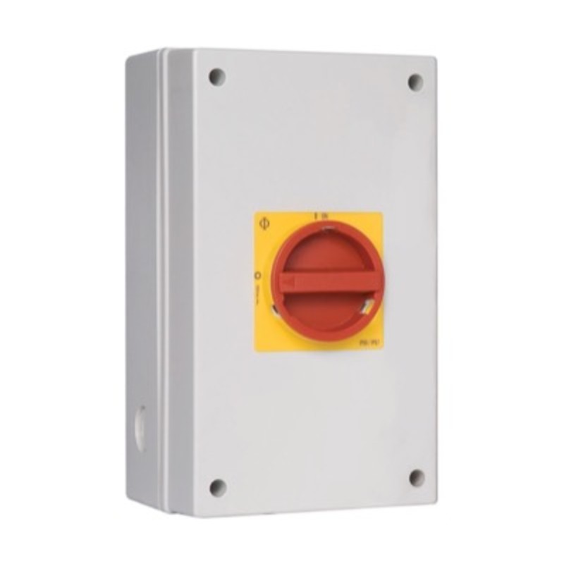 KG100-T204/GBA310*KL1V Kraus &amp; Naimer KG 100A 4 Pole Enclosed Isolator IP66/67 2 x N/O Auxiliaries Polycarbonate Enclosure