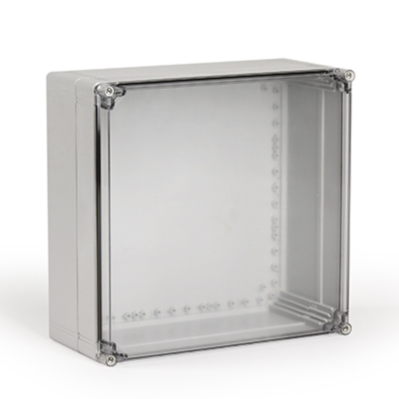 OPCP404018T Ensto Cubo O Polycarbonate 400 x 400 x 187mmD Enclosure Clear Lid IP66/67