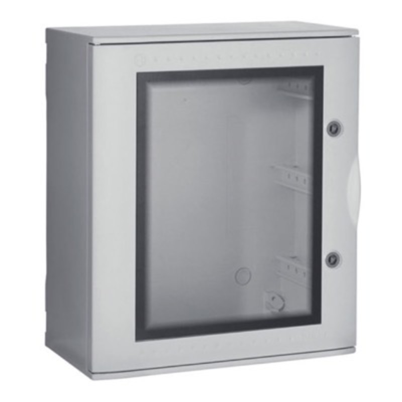 VTR03O IBOCO Pedro GRP 500H x 434W x 210mmD Wall Mounting Enclosure IP66 Polycarbonate Window