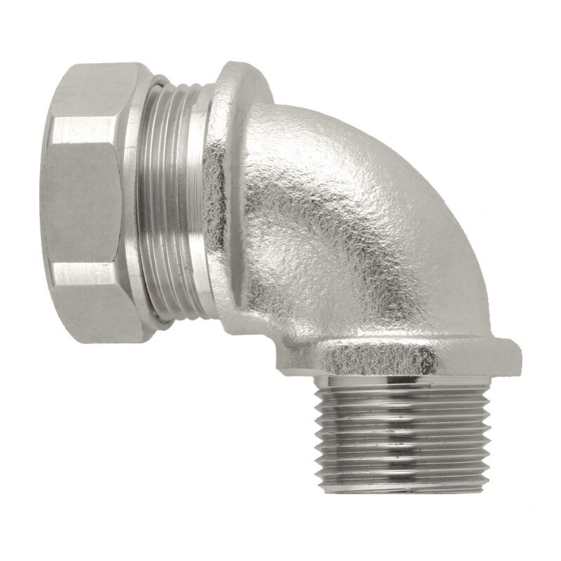 FSU16-M20-C90 Flexicon C90 M16 90 Degree Elbow Fitting for FSU16 Conduit 