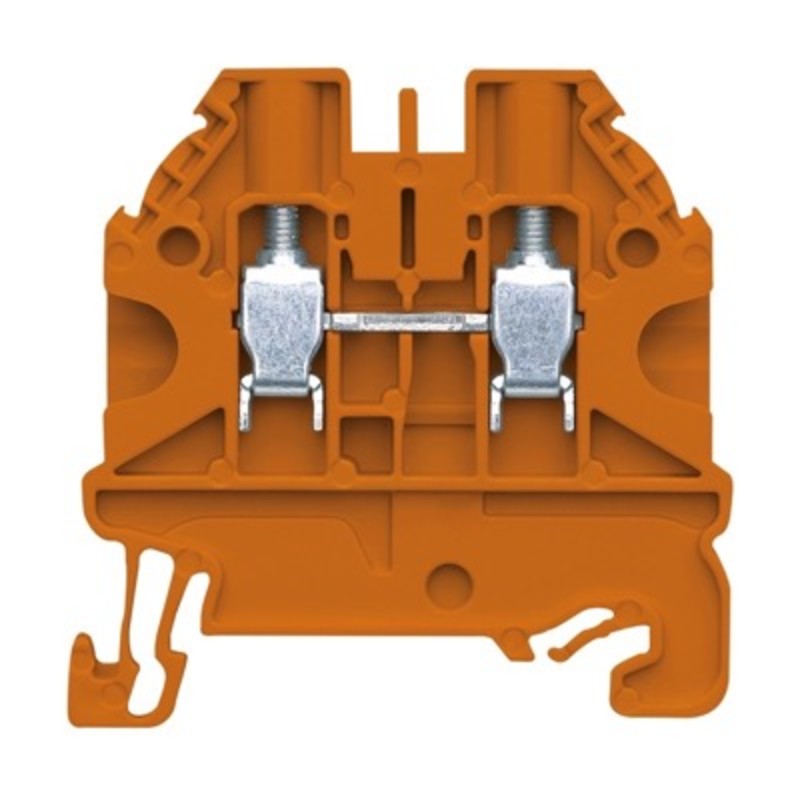 58.504.0055.9 Wieland selos WT 4mm Orange DIN Rail Terminal for TS35 Rail Single Feed Through WT4 OR