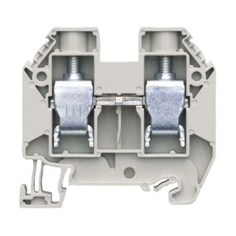 58.516.0055.0 Wieland selos WT 16mm Grey DIN Rail Terminal for TS35 Rail Single Feed Through WT16