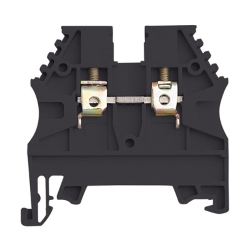 ER2.5BLACK IMO ER 2.5mm Black DIN Rail Terminal for TS35 Rail Single Feed Through