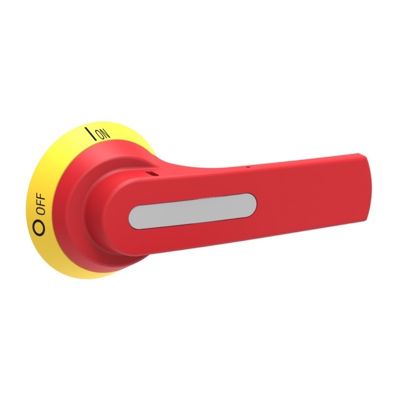 GLX61 Lovato GL Door Coupling Handle for GL0160-GL0315 Red/Yellow Screw Fit Defeatable IP66/IP69K