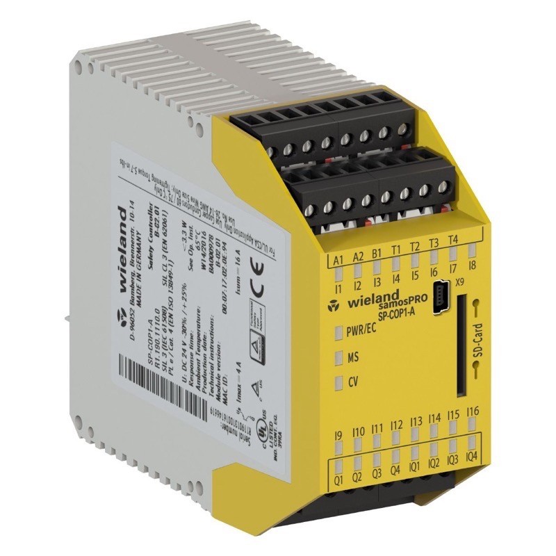 Wieland samos PRO SP-COP1-A Safety Controller Main Module with 20 Safe  Inputs  Safe Outputs