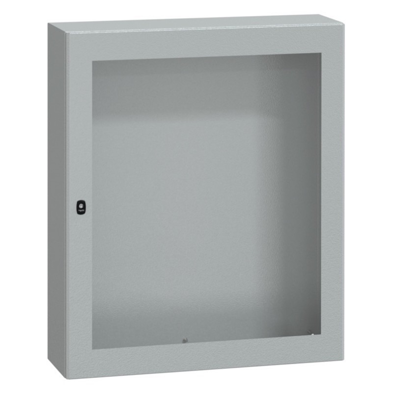 NSYS3D121030T Schneider Spacial S3D Mild Steel 1200H x 1000W x 300mmD Wall Mounting Enclosure IP66 Glazed Door