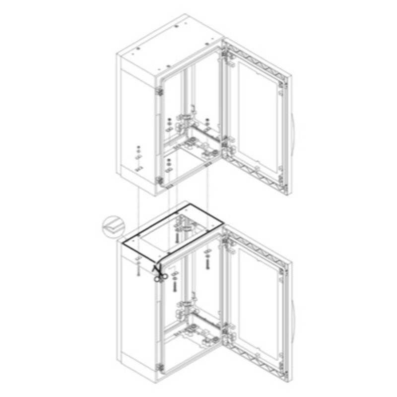 NSYUVPLA Schneider Electric Thalassa PLA Vertical Coupling Kit IP55