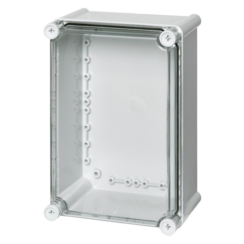 ABS 2819 13 T Fibox Solid ABS 280 x 190 x 130mmD Enclosure Clear Lid IP66/67