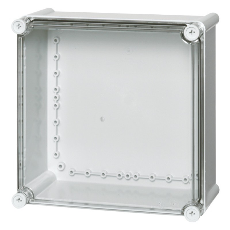 PC 2828 18 T Fibox Solid Polycarbonate 280 x 280 x 180mmD Enclosure Clear Lid IP66/67