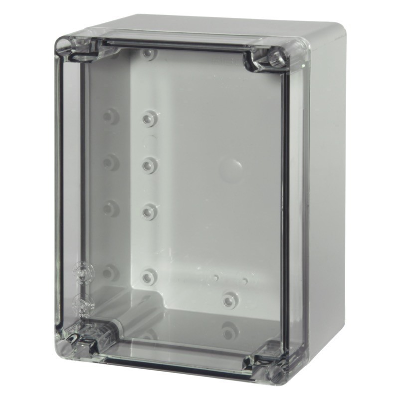 PCT 121609 Fibox Euronord Polycarbonate 160 x 120 x 90mmD Enclosure Clear Lid IP66/67