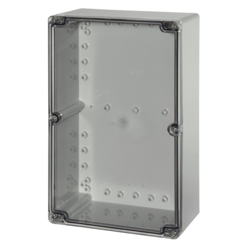 PCT 162509 Fibox Euronord Polycarbonate 250 x 160 x 90mmD Enclosure Clear Lid IP66/67