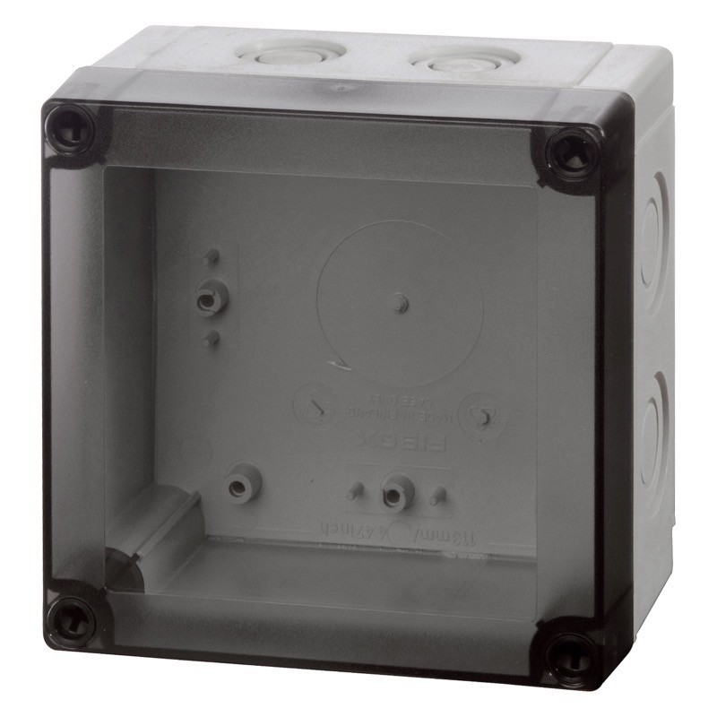 PCM 125/75 T Fibox MNX Polycarbonate 130 x 130 x 75mmD Enclosure IP66/67