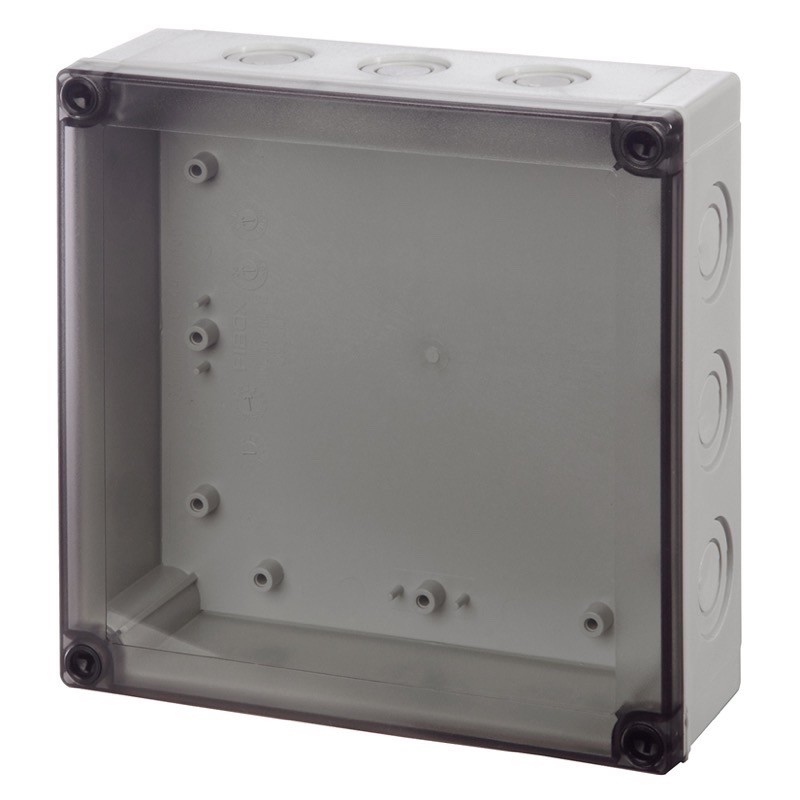 PCM 175/75 T Fibox MNX Polycarbonate 180 x 180 x 75mmD Enclosure IP66/67