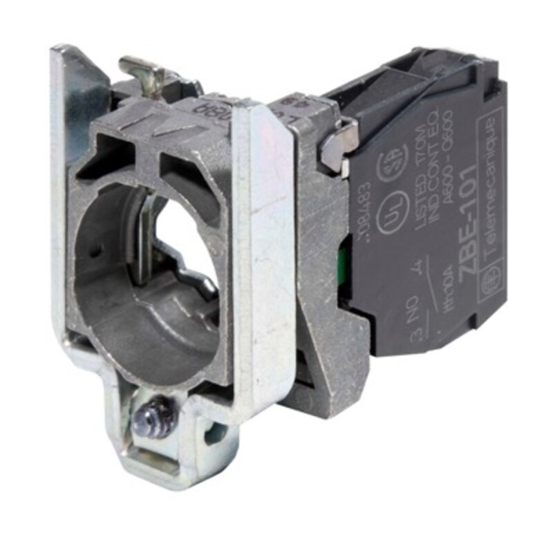 ZB4BZ102 Schneider Harmony XB4 Normally Closed Contact Block with Fixing Collar 