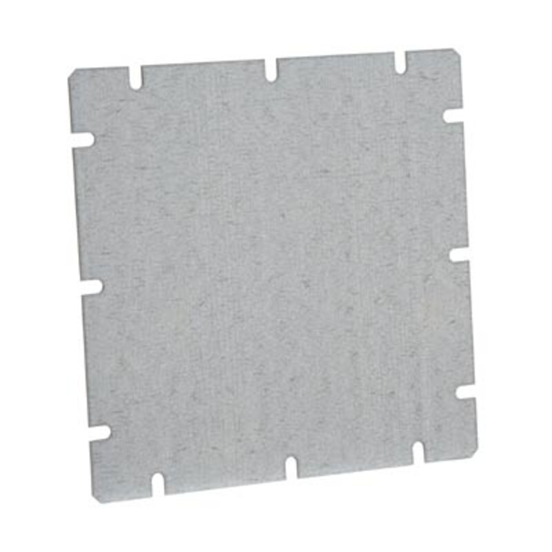 MIV300 Fibox MNX Mounting Plate for 360 x 255mm Enclosures Galvanised Steel Plate 225 x 330 x 1.5mmD 