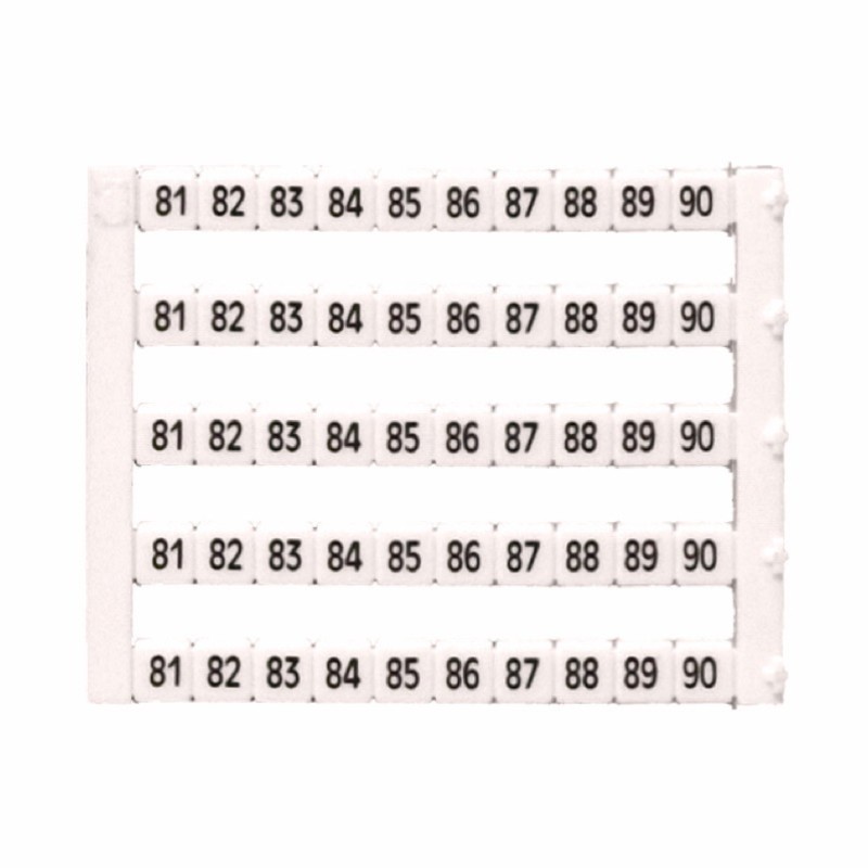 MT5-81-90 IMO MT5 Marking Tag 5 x 5mm Printed 81-90